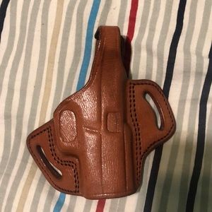Leather holster , glock 42 , 43